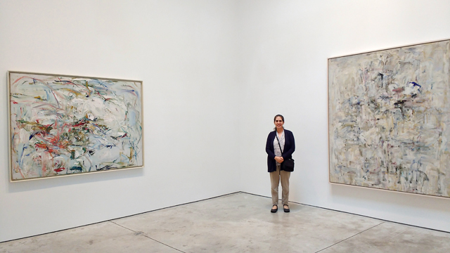 With Joan Mitchell